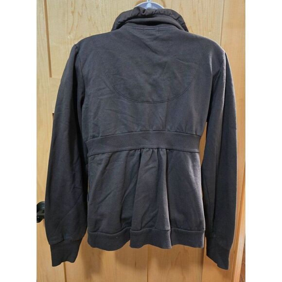 Double-Breasted Buttoned Black Jacket boho cottagecore peasant soft casual Y2K - Picture 4 of 7